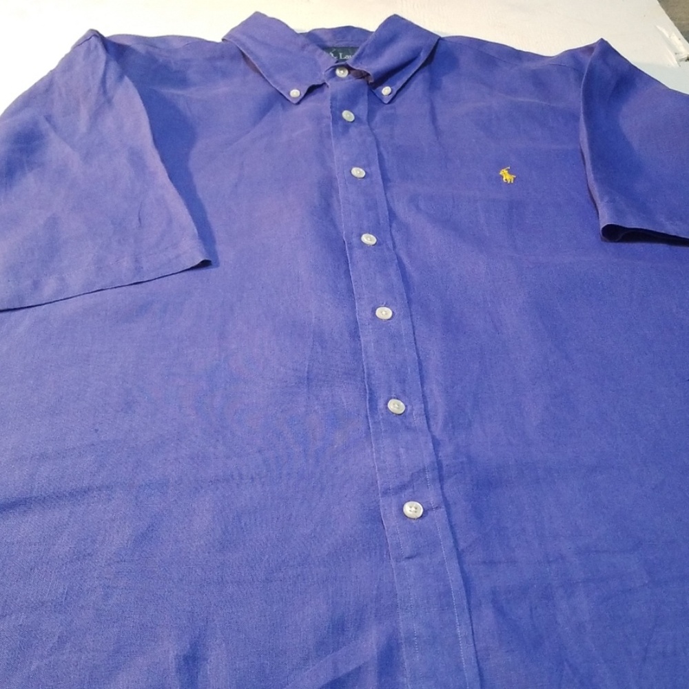 Ralph Lauren Shirt Classic Fit Suze XXL Blue